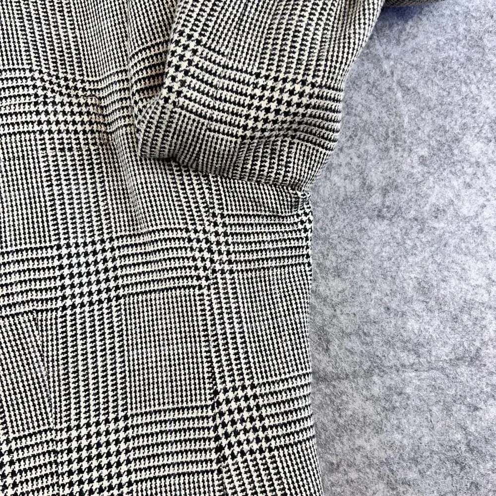 Tommy Hilfiger Blazer Mens 44R Gray Glen Plaid Tweed Sport Coat 3 Button Classic